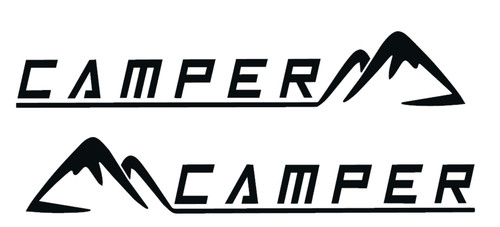 Camper decals stickers - 2, x