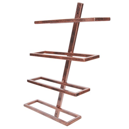 Rustic wall mounted - mounted, rack