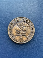 Lodge Fraser 267 masonic token coin penny