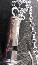 vintage Metropolitan whistle The Metropolitan J Hudson Barr st with Chain