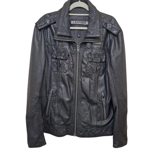 Superdry leather jacket - superdry,