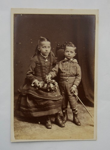 Cdv victorian girl boots - victorian, in