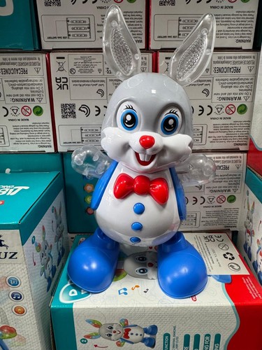 Kids dancing rabbit - dancing, flashing