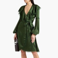 Agent Provocateur Green Silk "SAGE" dress  - UK 8 - Brand New with Tags!