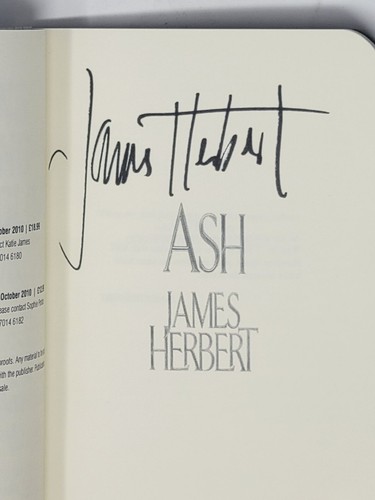 James herbert signed - herbert, advanced