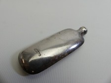 (ref288BT) Antique silver plated perfume bottle with dabber