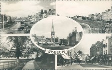 Wisbech 5 views real photo 
