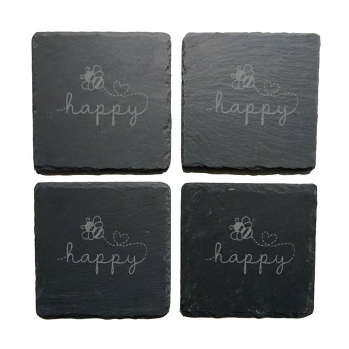 Personalised slate coasters - slate,