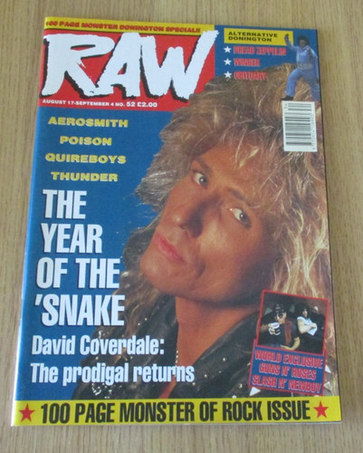Raw heavy metal magazine - heavy,