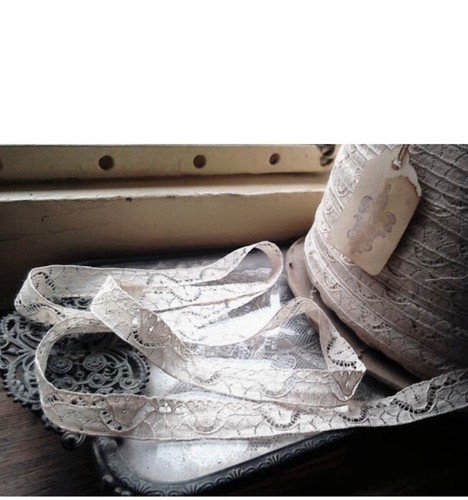 Original vintage lace trim - vintage,