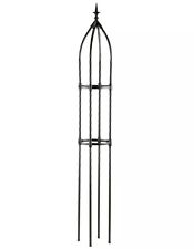 Garden 1.7m Metal Obelisk Climbing Plant Support Frame Trellis