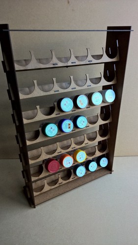 Paint stand pots rack - stand, 42