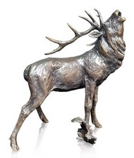 Stag Roaring (1209) Bronze