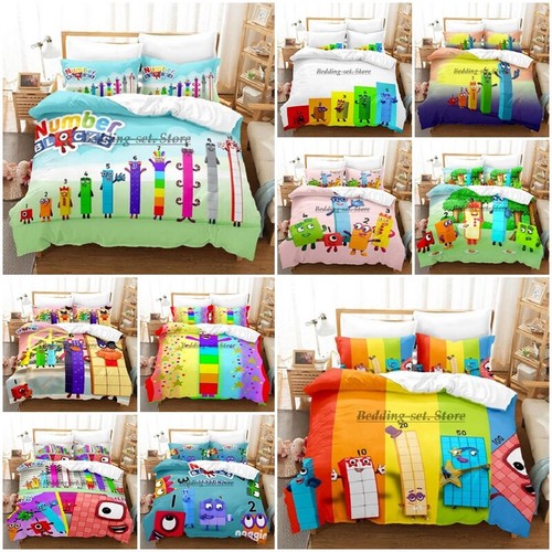 Kids numberblocks duvet cover - duvet,