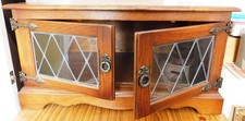 Old Charm TV Stand Sky Box/DVD Area Light Brown Oak