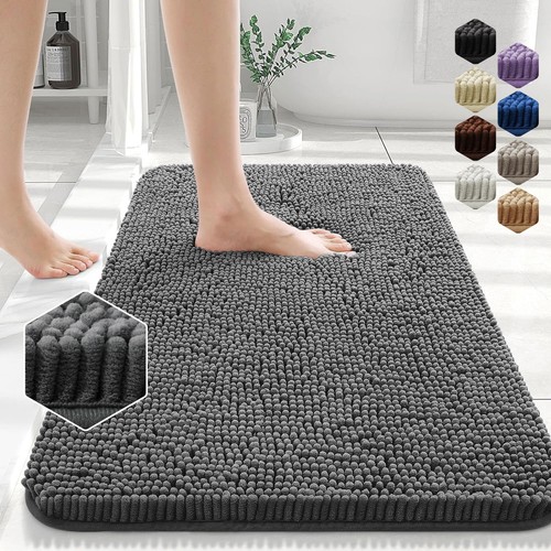 Non slip chenille - bath, mat
