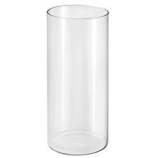 7.9x3.3" Clear Glass Cylinder Vase Table Flower Vase Floating Candle Holder Vase