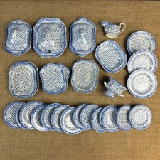JOB LOT ANTIQUE BLUE & WHITE