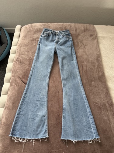 Bershka high waist flared - high,