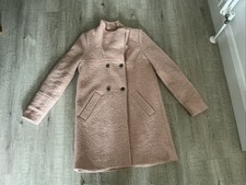 WOMENS PINK COAT SIZE EURO LARGE BY ZARA