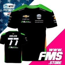 INDYCAR 2024 Driver Shirt Romain Grosjean Juncos Hollinger 2024 Driver Jersey