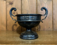 vintage silver plate trophy
