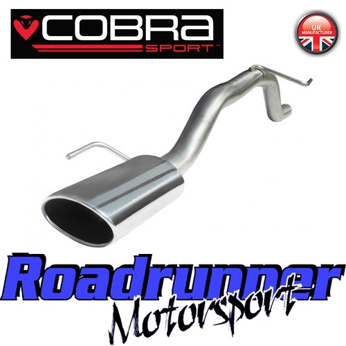 Cobra rear silencer corsa - rear,