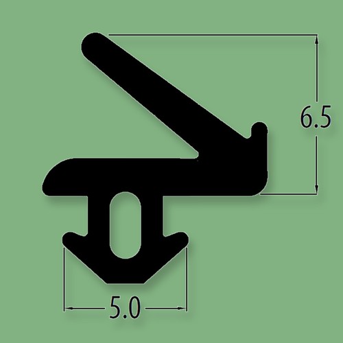 Black flipper upvc - black, window