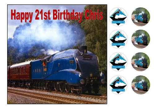Mallard steam train edible 5 - mallard, 7.5