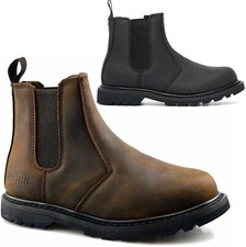 MENS LEATHER SAFETY GOODYEAR