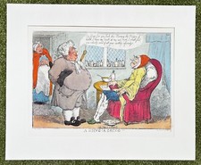 A Going! A Going -  Thomas Rowlandson Medical Caricature