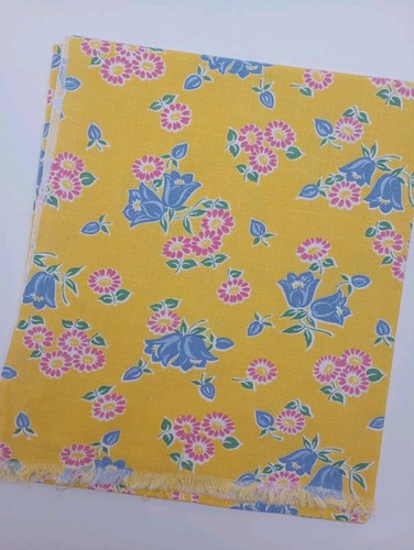 Vintage full feedsack fabric - feedsack,