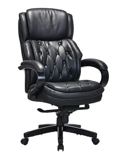 Genuine black leather - genuine,