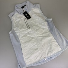 Ralph Lauren Golf RLX Light Blue Ladies Gilet. Size Medium 