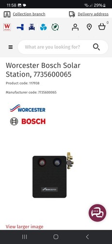 Worcester erp solar pump - erp,