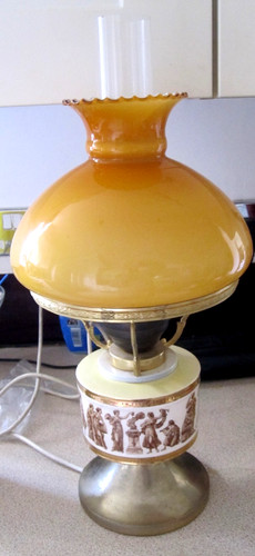 Vintage electric brass oil - vintage,