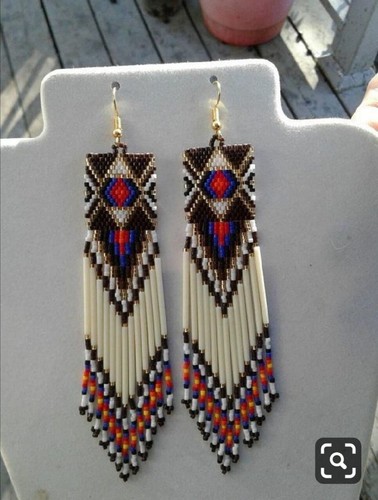 Tribal earrings native - tribal,