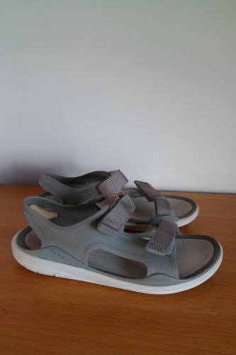 Ladies grey rubber crocs - ladies,
