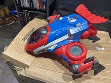 Marvel Spiderman Plane Jet Quarter with Additional Figure Children's Toy Used