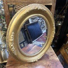 Beautiful Antique Gold Gilt Floral Dressing Table Mirror Stands Up 19th Century