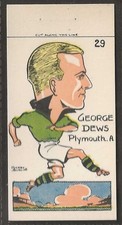 SUNDAY EMPIRE NEWS-MICKEY DURLING FOOTBALL 1953-#29- PLYMOUTH ARGYLE - DEWS 