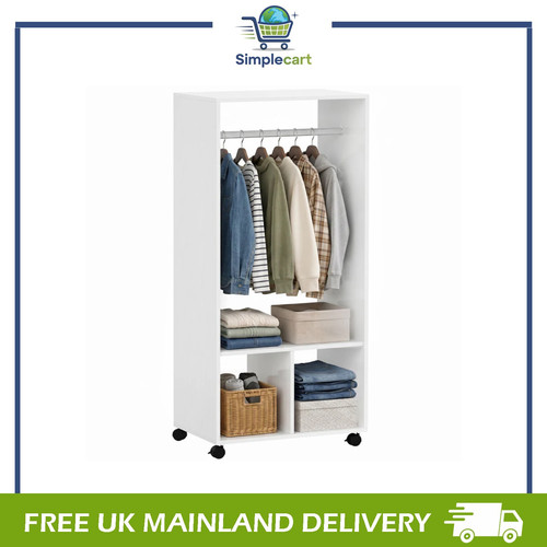 Mobile open wardrobe clothes - wardrobe,