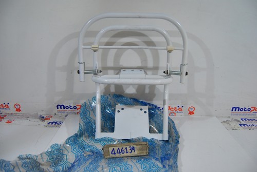 White rear carrier rack - white,
