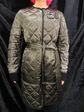 MARKUS LUPFER Khaki Quilted Single Breasted Liberty Coat Small