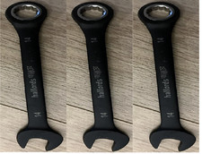 3 x Heavy Duty 14mm Ratchet Spanner Halfords Advanced  “BLACK EDITION” CLEARANCE