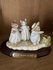 Beswick Beatrix Potter Mittens Tom Kitten And Moppet Tableau 