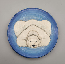 Plate - Sally Tuffin - Dennis Chinaworks - Polar Bear - 15.5cm Wide