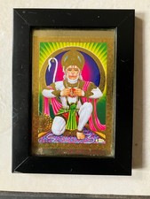 FRAMED PICTURE OF HINDU GOD