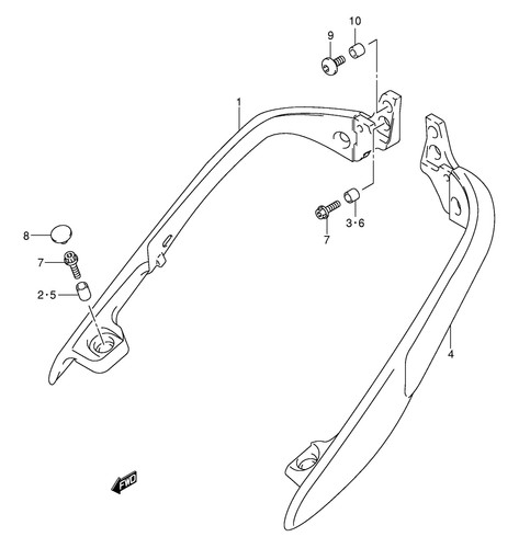 Suzuki genuine bolt an250 - bolt,