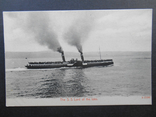 Paddle steamer lord of - ps, ss
